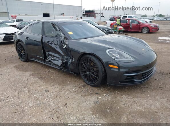 WP0AB2A74KL128183 2019 PORSCHE PANAMERA Dark Blue Передняя правая четверть