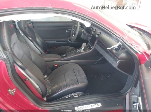 WP0AB2A83JS278458 2018 PORSCHE 718 CAYMAN Red Front interior view