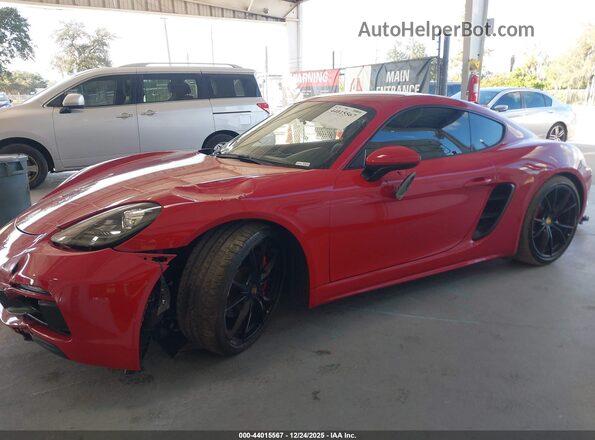 WP0AB2A83JS278458 2018 PORSCHE 718 CAYMAN Red 360 interior view