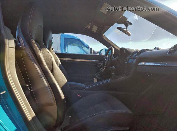 WP0AB2A85JK279482 2018 PORSCHE CAYMAN Синий Вид задних сидений