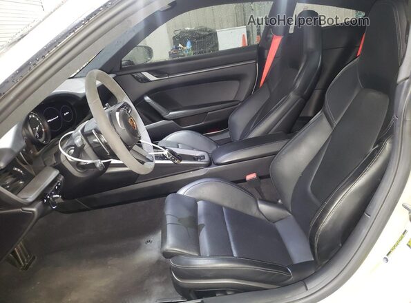 WP0AB2A95LS227099 2020 PORSCHE 911 Gray Widok wnętrza z przodu