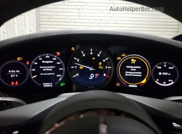WP0AB2A95LS227099 2020 PORSCHE 911 Gray Widok zestawu wskaźników