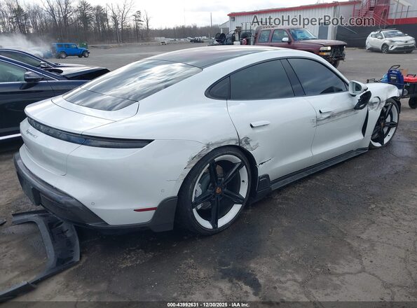 WP0AB2Y12LSA50093 2020 PORSCHE TAYCAN Белый Задняя правая четверть