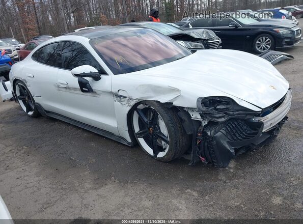 WP0AB2Y12LSA50093 2020 PORSCHE TAYCAN Белый Передняя правая четверть