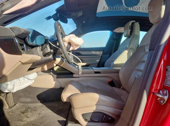 WP0AB2Y14LSA50998 2020 PORSCHE TAYCAN Красный Вид салона спереди