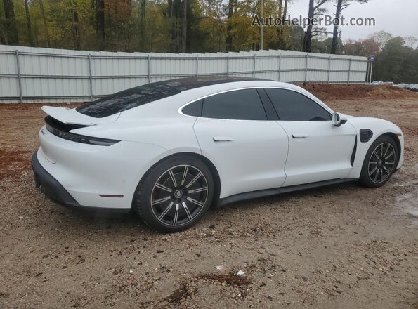 WP0AB2Y14LSA51780 2020 PORSCHE TAYCAN Белый Задняя правая четверть