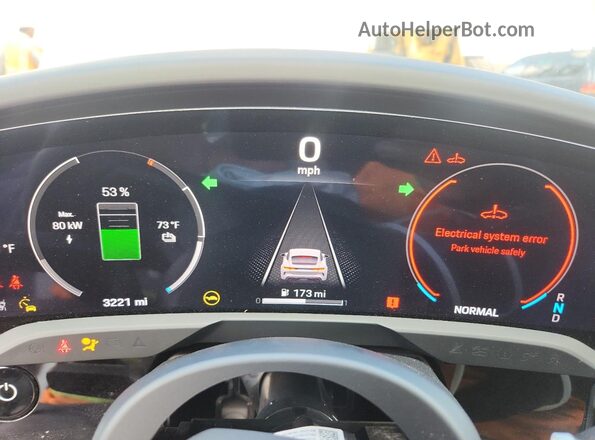 WP0AB2Y14SSA41197 2025 PORSCHE TAYCAN Gray Вид щитка приладів