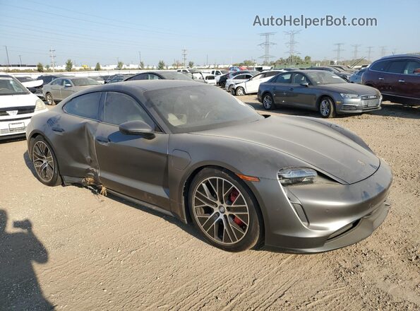 WP0AB2Y15MSA41339 2021 PORSCHE TAYCAN Серый Передняя правая четверть