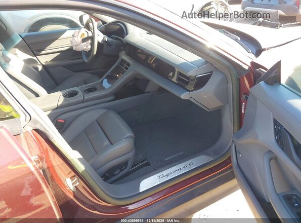 WP0AB2Y16NSA45160 2022 PORSCHE TAYCAN Maroon Вид салону спереду
