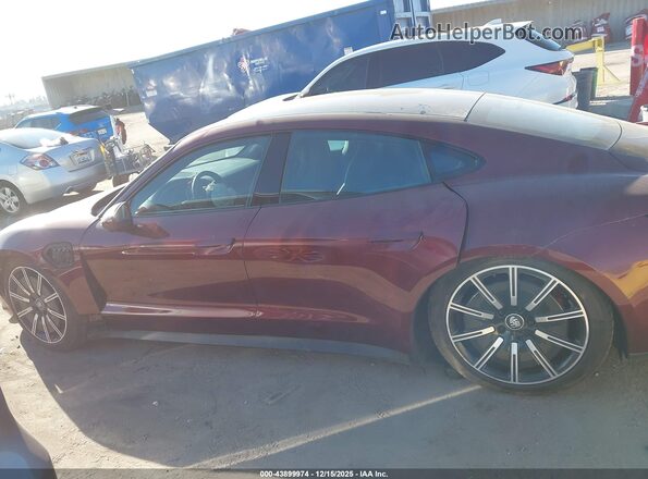 WP0AB2Y16NSA45160 2022 PORSCHE TAYCAN Maroon Панорамний вид салону 360°