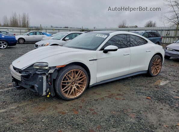 WP0AB2Y18LSA53306 2020 PORSCHE TAYCAN Белый Передняя левая четверть