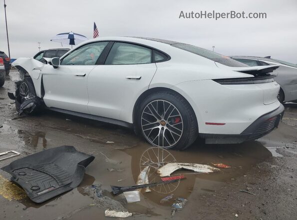 WP0AB2Y19LSA53962 2020 PORSCHE TAYCAN Белый Задняя левая четверть