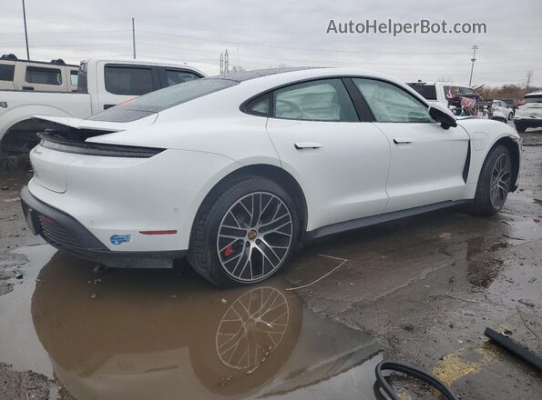WP0AB2Y19LSA53962 2020 PORSCHE TAYCAN Белый Задняя правая четверть