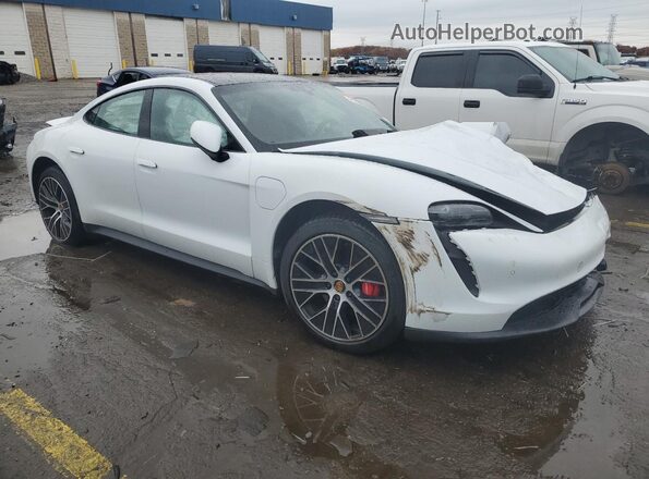 WP0AB2Y19LSA53962 2020 PORSCHE TAYCAN Белый Передняя правая четверть