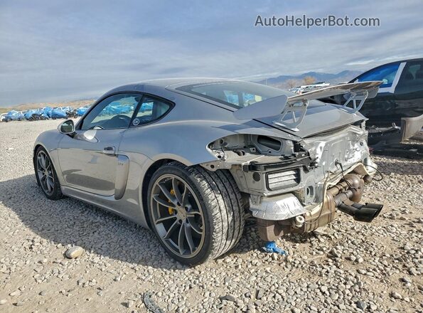 WP0AC2A89GK197292 2016 PORSCHE CAYMAN Серебряный Задняя левая четверть