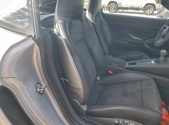 WP0AC2A89GK197292 2016 PORSCHE CAYMAN Серебряный Вид задних сидений