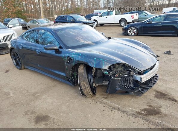 WP0AC2Y16MSA62441 2021 PORSCHE TAYCAN Черный Передняя правая четверть