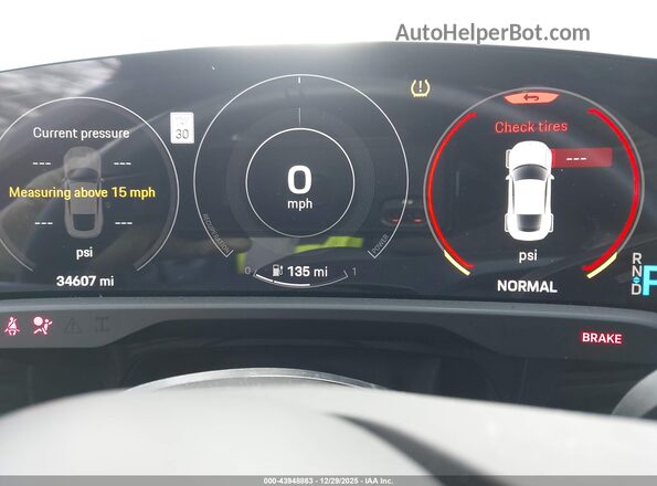 WP0AC2Y16MSA62441 2021 PORSCHE TAYCAN Черный Вид задних сидений