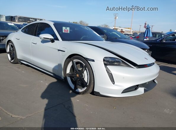 WP0AC2Y16NSA54499 2022 PORSCHE TAYCAN Серый Передняя правая четверть