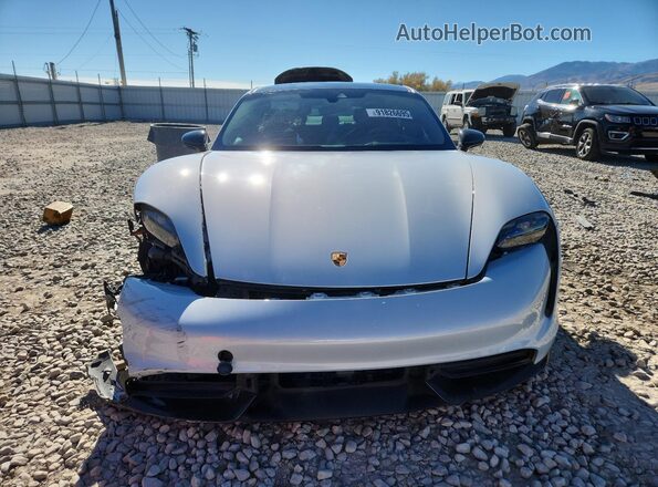 WP0AC2Y19PSA52054 2023 PORSCHE TAYCAN Серебряный Вид спереди