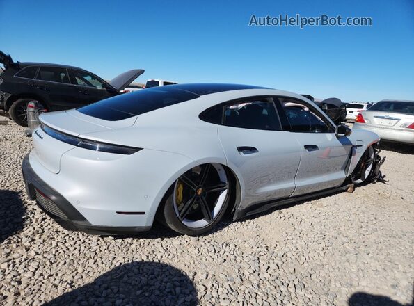 WP0AC2Y19PSA52054 2023 PORSCHE TAYCAN Серебряный Задняя правая четверть