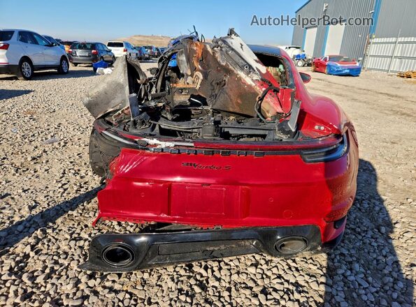 WP0AD2A91MS257387 2021 PORSCHE 911 Red Widok z tyłu