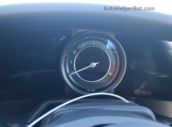WP0AD2A98SS265323 2025 PORSCHE 911 Черный Вид щитка приборов