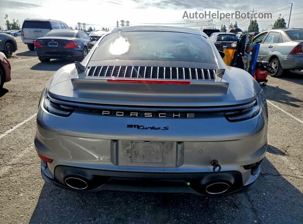 WP0AD2A9XMS257386 2021 PORSCHE 911 Серебряный Вид сзади