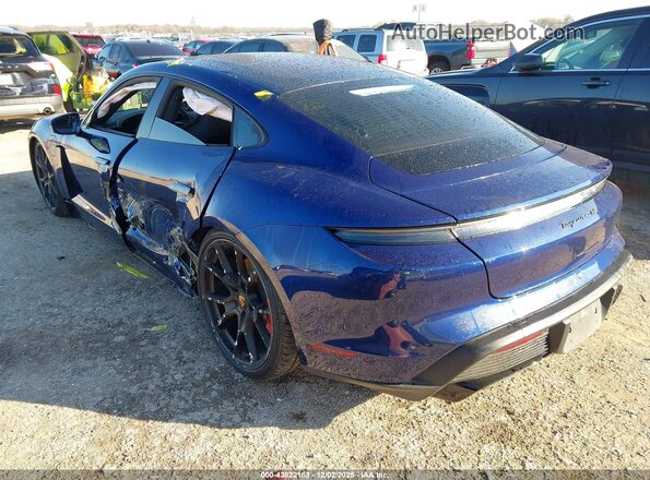 WP0AD2Y14PSA48460 2023 PORSCHE TAYCAN Синий Задняя левая четверть