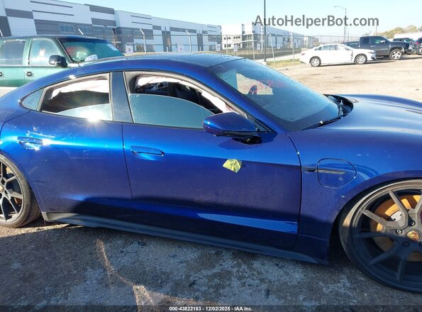 WP0AD2Y14PSA48460 2023 PORSCHE TAYCAN Синий Вид щитка приборов