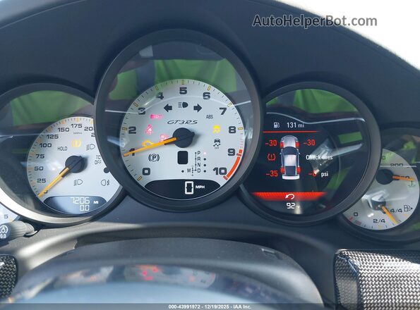 WP0AF2A91GS192104 2016 PORSCHE 911 White Вид задніх сидінь