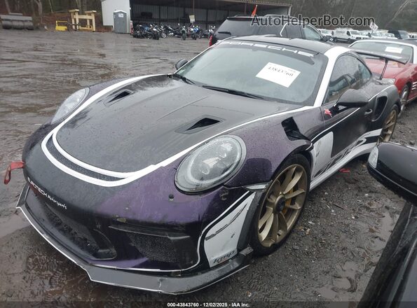 WP0AF2A95KS164766 2019 PORSCHE 911 Purple Vista tres cuartos delantera izquierda