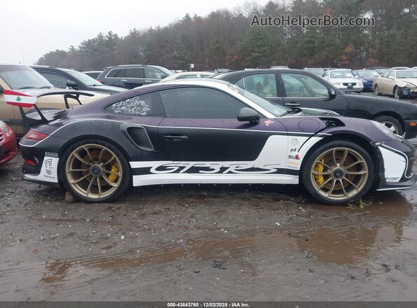 WP0AF2A95KS164766 2019 PORSCHE 911 Purple Vista interior trasera