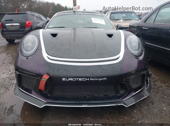 WP0AF2A95KS164766 2019 PORSCHE 911 Purple Vista del cuadro de instrumentos
