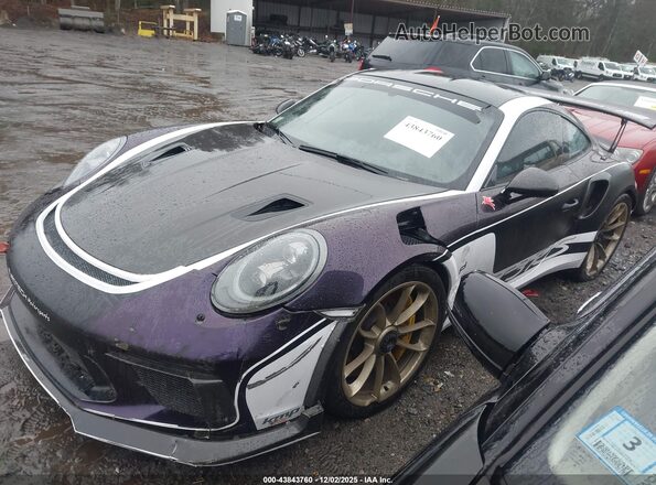 WP0AF2A95KS164766 2019 PORSCHE 911 Purple Vista interior de 360 grados