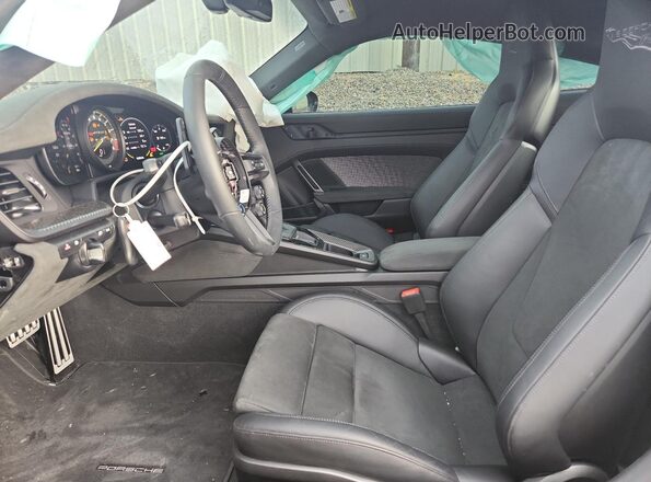 WP0AF2A95SS278363 2025 PORSCHE 911 Черный Вид салона спереди