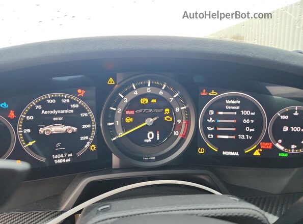 WP0AF2A95SS278363 2025 PORSCHE 911 Черный Вид щитка приборов