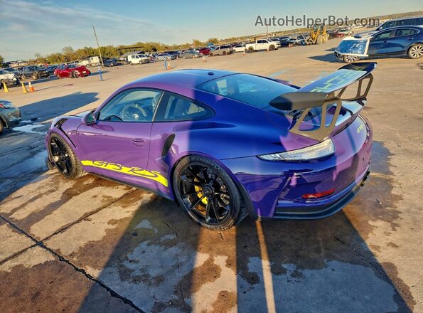 WP0AF2A97GS193144 2016 PORSCHE 911 Фиолетовый Задняя левая четверть