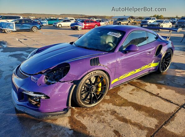 WP0AF2A97GS193144 2016 PORSCHE 911 Фиолетовый Передняя левая четверть