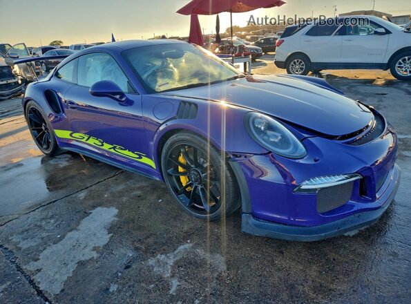 WP0AF2A97GS193144 2016 PORSCHE 911 Фиолетовый Передняя правая четверть