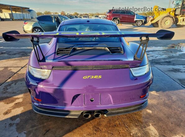 WP0AF2A97GS193144 2016 PORSCHE 911 Фиолетовый Вид сзади