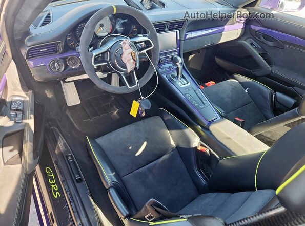 WP0AF2A97GS193144 2016 PORSCHE 911 Фиолетовый Вид панели приборов