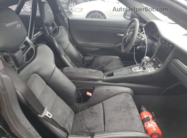 WP0AF2A98KS164891 2019 PORSCHE 911 Black უკანა სავარძლების ხედი