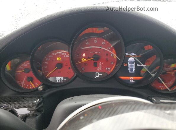 WP0AF2A98KS164891 2019 PORSCHE 911 Black ხელსაწყოთა პანელის ხედი