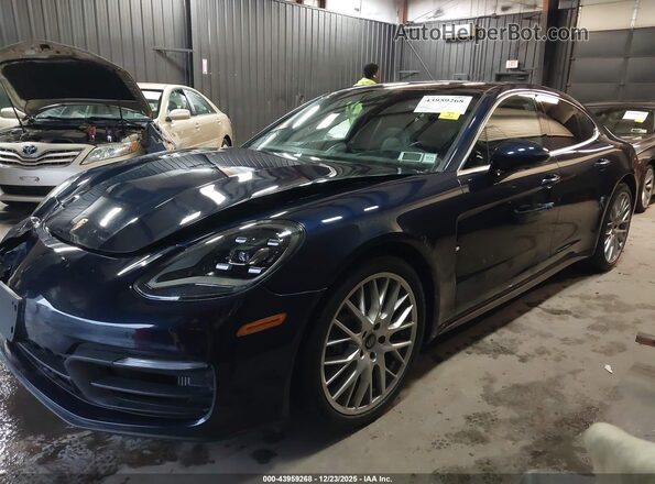 WP0AJ2A72ML111226 2021 PORSCHE PANAMERA Синий Передняя левая четверть