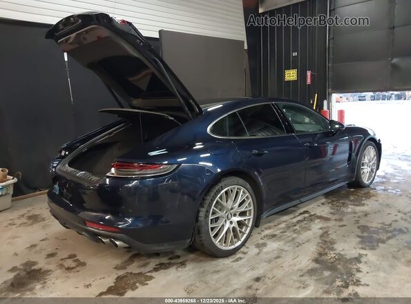 WP0AJ2A72ML111226 2021 PORSCHE PANAMERA Синий Задняя правая четверть