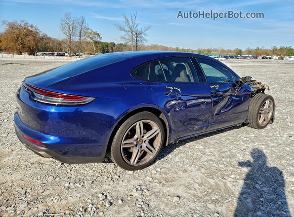 WP0AJ2A75ML111186 2021 PORSCHE PANAMERA Синий Задняя правая четверть