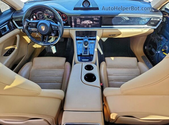 WP0AJ2A75ML111186 2021 PORSCHE PANAMERA Синий Вид панели приборов