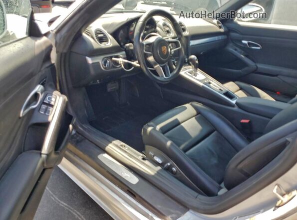 WP0CA2A80HS220216 2017 PORSCHE BOXSTER Silver Widok deski rozdzielczej