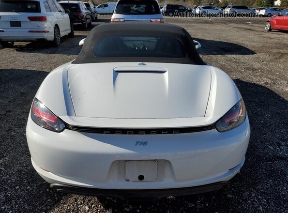 WP0CA2A80HS222208 2017 PORSCHE BOXSTER Белый Вид сзади